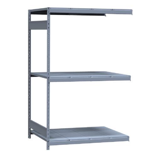 Mini-racking, 3 niveaux avec plateformes d'acier (48"L x 36"P x 75"H)(Ajout)