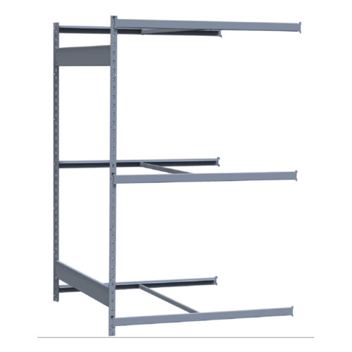 Mini-racking, 3 niveaux sans plateformes (48"L x 48"P x 75"H)(Ajout)