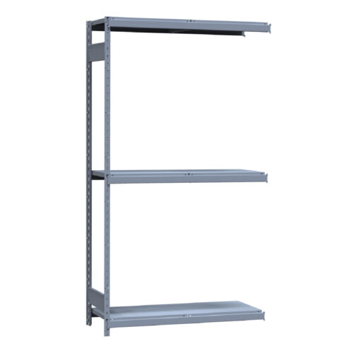 Mini-racking, 3 niveaux avec plateformes d'acier (48"L x 18"P x 87"H)(Ajout)