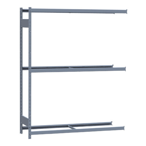 Mini-racking, 3 niveaux sans plateformes (60"L x 18"P x 75"H)(Ajout)