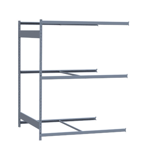 Mini-racking, 3 niveaux sans plateformes (60"L x 48"P x 75"H)(Ajout)