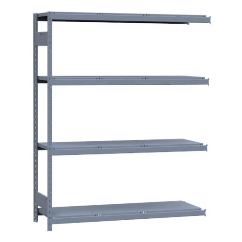 Mini-racking, 4 niveaux avec plateformes d'acier (60"L x 18"P x 75"H)(Ajout)