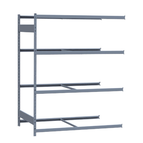 Mini-racking, 4 niveaux sans plateformes (60"L x 36"P x 75"H)(Ajout)