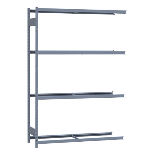 Mini-racking, 4 niveaux sans plateformes (60"L x 18"P x 87"H)(Ajout)