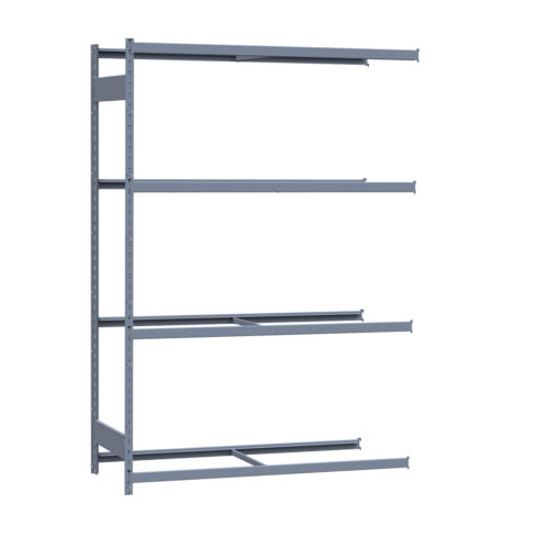 Mini-racking, 4 niveaux sans plateformes (60"L x 24"P x 87"H)(Ajout)