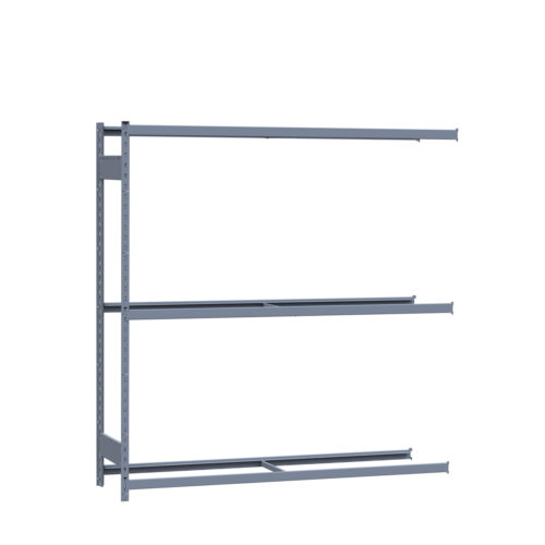 Mini-racking, 3 niveaux sans plateformes (72"L x 18"P x 75"H)(Ajout)