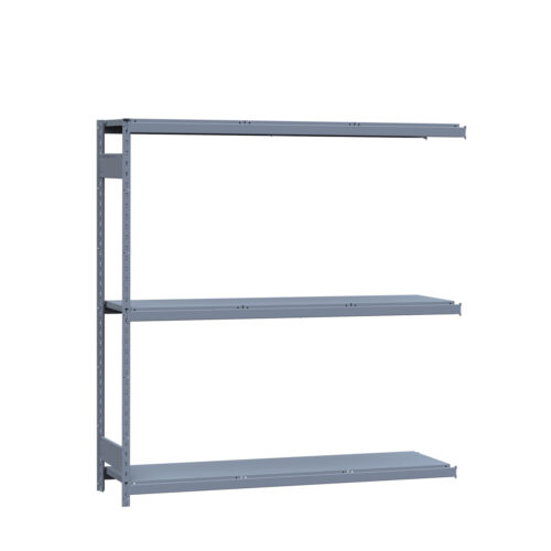 Mini-racking, 3 niveaux avec plateformes d'acier (72"L x 18"P x 75"H)(Ajout)
