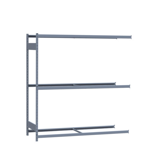 Mini-racking, 3 niveaux sans plateformes (72"L x 24"P x 75"H)(Ajout)