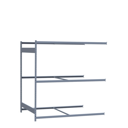 Mini-racking, 3 niveaux sans plateformes (72"L x 48"P x 75"H)(Ajout)