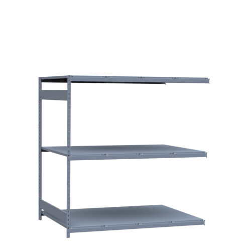Mini-racking, 3 niveaux avec plateformes d'acier (72"L x 48"P x 75"H)(Ajout)