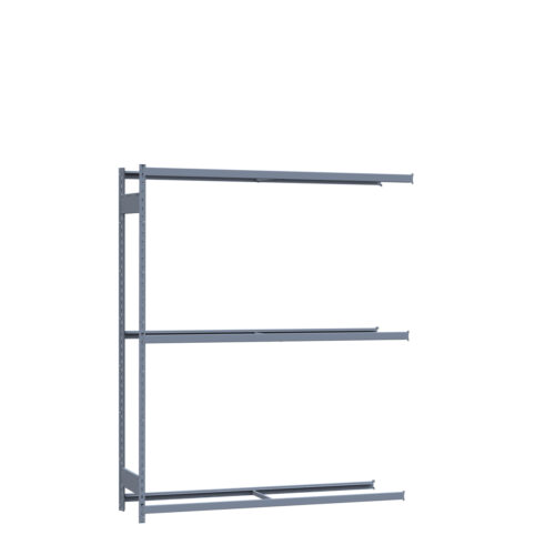 Mini-racking, 3 niveaux sans plateformes (72"L x 18"P x 87"H)(Ajout)