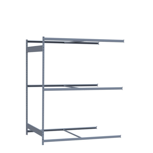 Mini-racking, 3 niveaux sans plateformes (72"L x 48"P x 87"H)(Ajout)