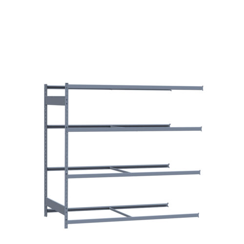 Mini-racking, 4 niveaux sans plateformes (72"L x 36"P x 75"H)(Ajout)