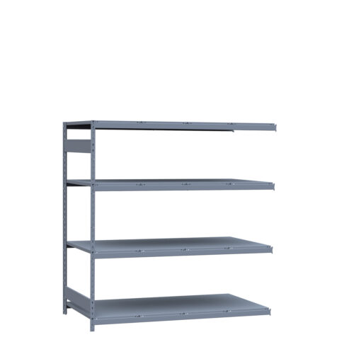 Mini-racking, 4 niveaux avec plateformes d'acier (72"L x 36"P x 75"H)(Ajout)