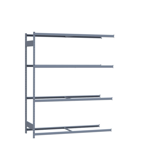 Mini-racking, 4 niveaux sans plateformes (72"L x 24"P x 87"H)(Ajout)