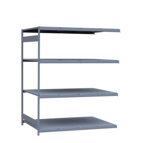 Mini-racking, 4 niveaux avec plateformes d'acier (72"L x 48"P x 87"H)(Ajout)