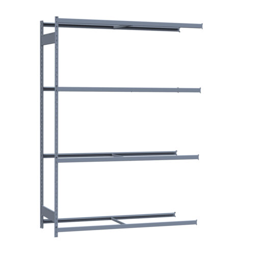Mini-racking, 4 niveaux sans plateformes (72"L x 24"P x 99"H)(Ajout)