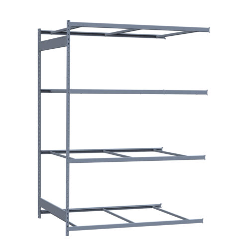 Mini-racking, 4 niveaux sans plateformes (72"L x 48"P x 99"H)(Ajout)