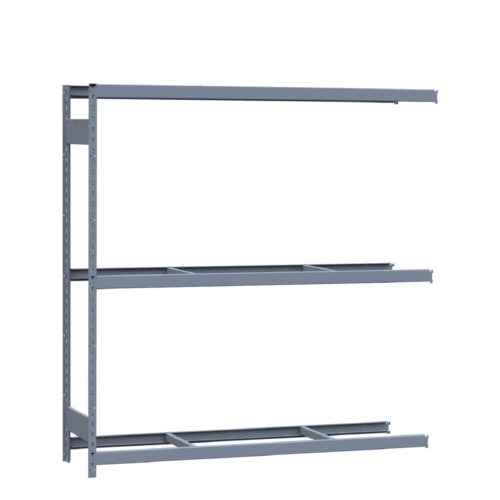 Mini-racking robuste, 3 niveaux sans plateformes (72"L x 18"P x 75"H)(Ajout)