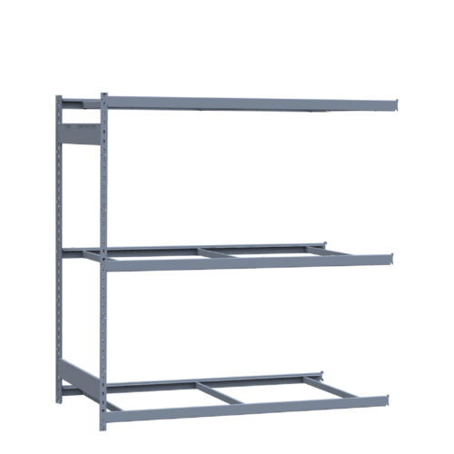 Mini-racking robuste, 3 niveaux sans plateformes (72"L x 36"P x 75"H)(Ajout)