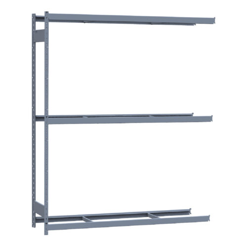 Mini-racking robuste, 3 niveaux sans plateformes (72"L x 18"P x 87"H)(Ajout)