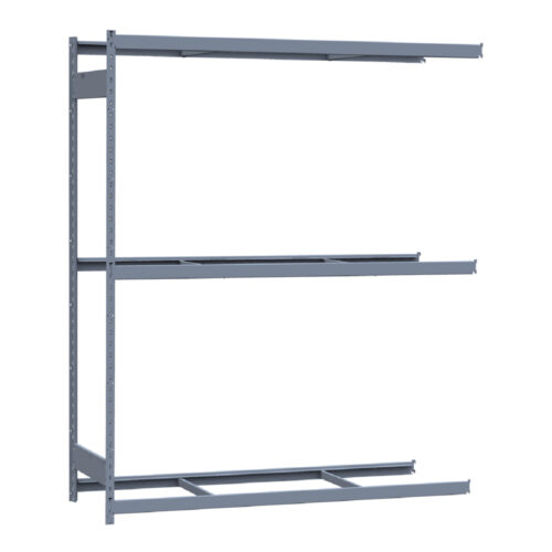 Mini-racking robuste, 3 niveaux sans plateformes (72"L x 24"P x 87"H)(Ajout)