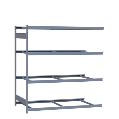 Mini-racking robuste, 4 niveaux sans plateformes (72"L x 36"P x 75"H)(Ajout)