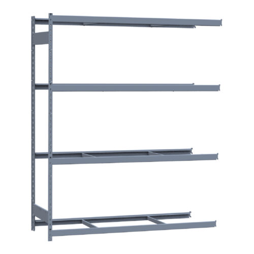 Mini-racking robuste, 4 niveaux sans plateformes (72"L x 24"P x 87"H)(Ajout)