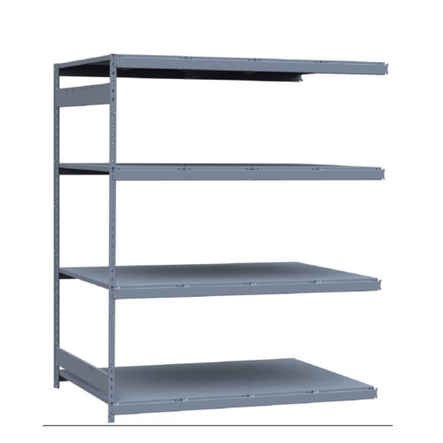 Mini-racking robuste, 4 niveaux avec plateformes d'acier (72"L x 48"P x 87"H)(Ajout)