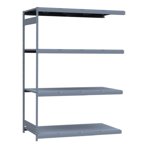 Mini-racking robuste, 4 niveaux avec plateformes d'acier (72"L x 36"P x 99"H)(Ajout)