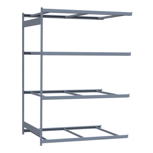 Mini-racking robuste, 4 niveaux sans plateformes (72"L x 48"P x 99"H)(Ajout)