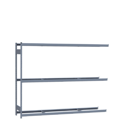 Mini-racking robuste, 3 niveaux sans plateformes (96"L x 18"P x 75"H)(Ajout)