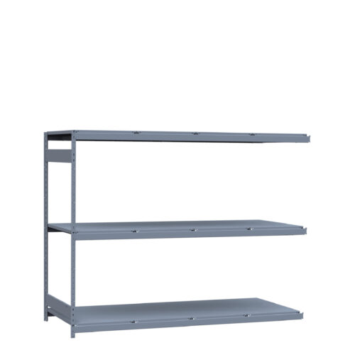 Mini-racking robuste, 3 niveaux avec plateformes d'acier (96"L x 36"P x 75"H)(Ajout)