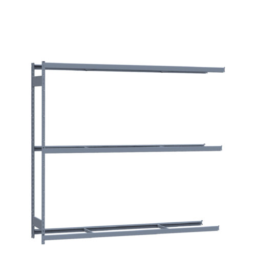 Mini-racking robuste, 3 niveaux sans plateformes (96"L x 18"P x 87"H)(Ajout)