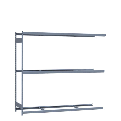 Mini-racking robuste, 3 niveaux sans plateformes (96"L x 24"P x 87"H)(Ajout)
