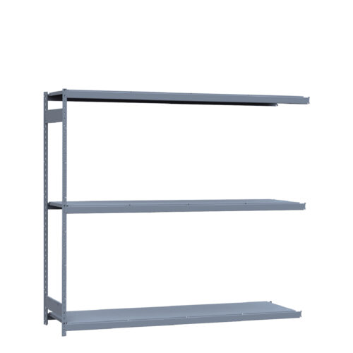 Mini-racking robuste, 3 niveaux avec plateformes d'acier (96"L x 24"P x 87"H)(Ajout)