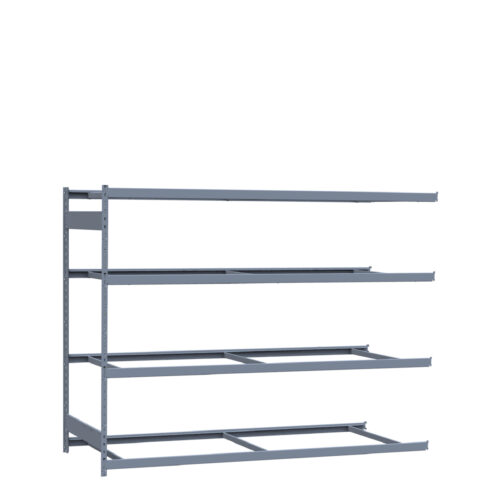 Mini-racking robuste, 4 niveaux sans plateformes (96"L x 36"P x 75"H)(Ajout)