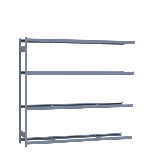 Mini-racking robuste, 4 niveaux sans plateformes (96"L x 18"P x 87"H)(Ajout)