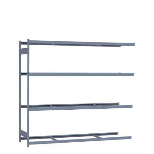 Mini-racking robuste, 4 niveaux sans plateformes (96"L x 24"P x 87"H)(Ajout)