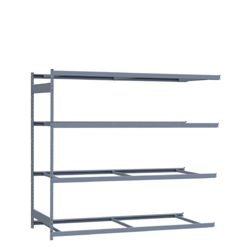Mini-racking robuste, 4 niveaux sans plateformes (96"L x 36"P x 87"H)(Ajout)