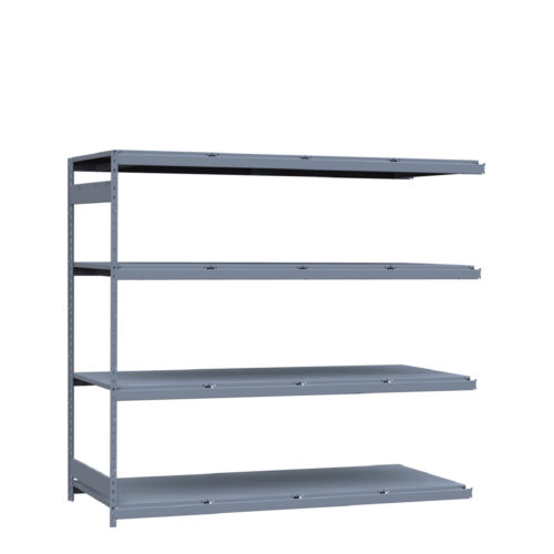 Mini-racking robuste, 4 niveaux avec plateformes d'acier (96"L x 36"P x 87"H)(Ajout)