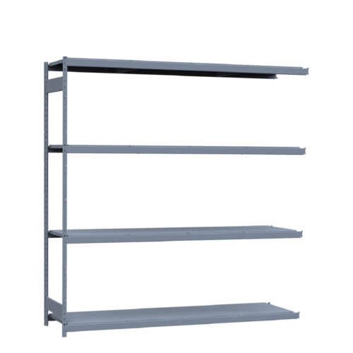 Mini-racking robuste, 4 niveaux avec plateformes d'acier (96"L x 24"P x 99"H)(Ajout)