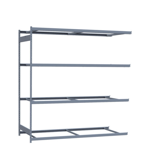 Mini-racking robuste, 4 niveaux sans plateformes (96"L x 36"P x 99"H)(Ajout)
