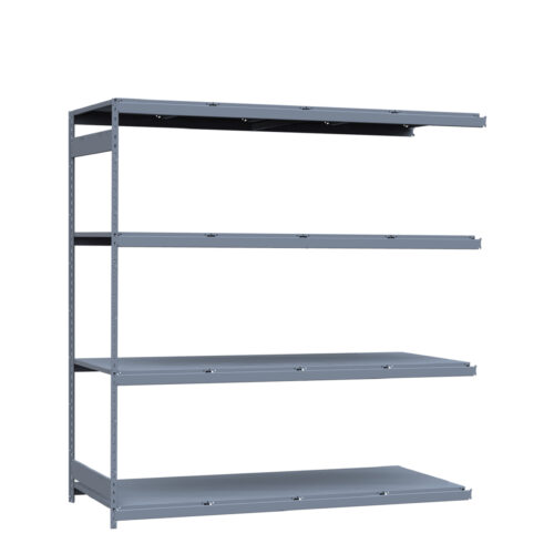 Mini-racking robuste, 4 niveaux avec plateformes d'acier (96"L x 36"P x 99"H)(Ajout)