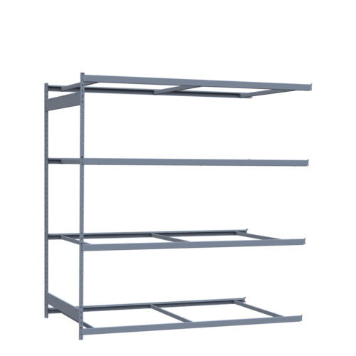 Mini-racking robuste, 4 niveaux sans plateformes (96"L x 48"P x 99"H)(Ajout)