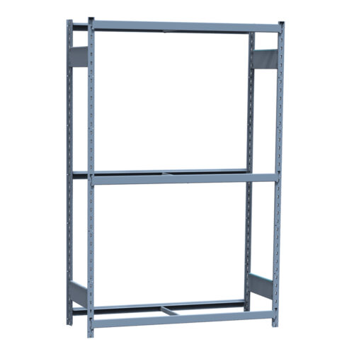 Mini-racking, 3 niveaux sans plateformes (48"L x 18"P x 75"H)