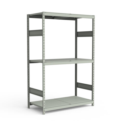 Mini-racking, 3 niveaux avec plateformes d'acier (48"L x 24"P x 75"H)