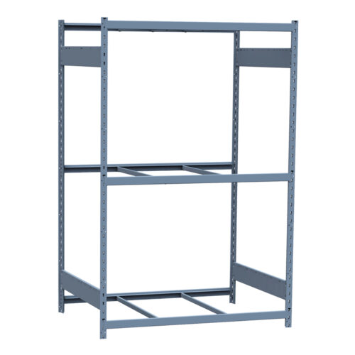 Mini-racking, 3 niveaux sans plateformes (48"L x 36"P x 75"H)