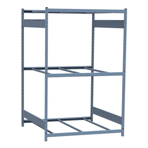 Mini-racking, 3 niveaux sans plateformes (48"L x 48"P x 75"H)
