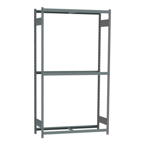 Mini-racking, 3 niveaux sans plateformes (48"L x 18"P x 87"H)